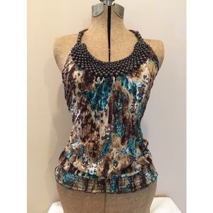 Beaded Halter